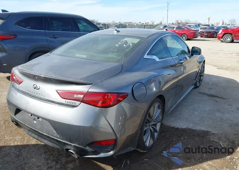 2019 Infiniti Q60 3.0T Red Sport 400 from USA, damaged, VIN JN1FV7EK1KM360374